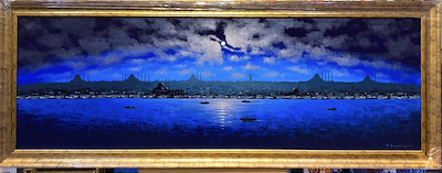 Omar Gasparyan imzalı tablo — Yağlıboya, 60×180 cm, 22.500 TL müzayede satışı
