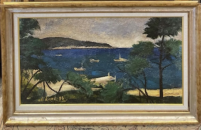 Ali Koçak imzalı tablo — Yağlı Boya, 42×79 cm, 15.000 TL müzayede satışı