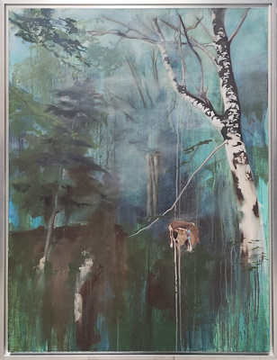 Ahmet Kolburan imzalı tablo — Akrilik Boya, 120×90 cm, 40.000 TL müzayede satışı