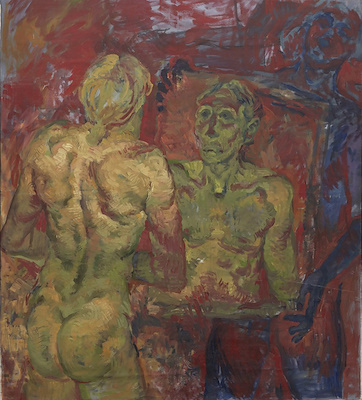 Kerim Tıp imzalı tablo — Yağlı Boya, 110×100 cm, 35.000 TL müzayede satışı