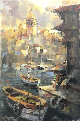 Sebahattin Camcıoğlu imzalı tablo — Yağlı Boya, 60×40 cm, 7.000 TL müzayede satışı