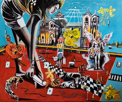 Hakan Ada imzalı tablo — Yağlı Boya, 70×90 cm, 19.000 TL müzayede satışı