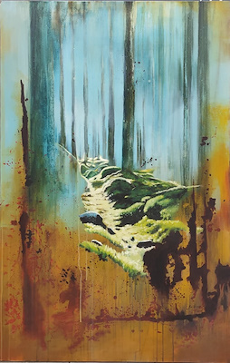 Ahmet Kolburan imzalı tablo — Akrilik Boya, 126×80 cm, 37.500 TL müzayede satışı