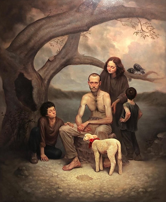 Murat Turan imzalı tablo — Yağlı Boya, 180×150 cm, 120.000 TL müzayede satışı