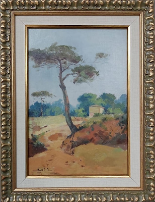 Osman Asaf imzalı tablo — Yağlı Boya, 30×20 cm, 130.000 TL müzayede satışı