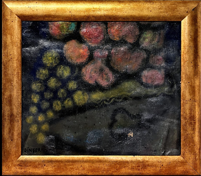 Dinçer Erimez imzalı tablo — Yağlı Boya, 30.5×36.5 cm, 18.000 TL müzayede satışı