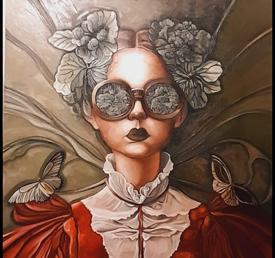 Nilüfer Kurtcebe imzalı tablo — Yağlı Boya, 60×60 cm, 11.000 TL müzayede satışı
