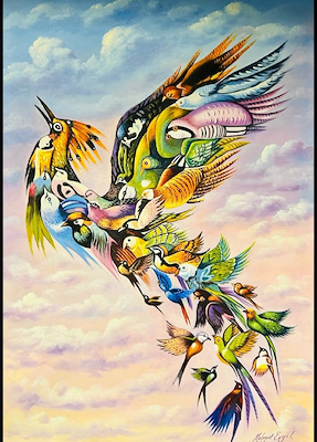 Mehmet Engül imzalı tablo — Yağlı Boya, 100×70 cm, 9.000 TL müzayede satışı