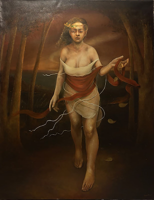 Sami Kurt imzalı tablo — Yağlı Boya, 180×140 cm, 95.000 TL müzayede satışı