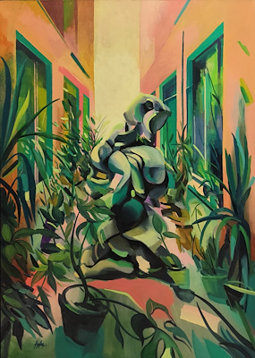 Aytaç Armağan imzalı tablo — Yağlı Boya, 100×70 cm, 40.000 TL müzayede satışı