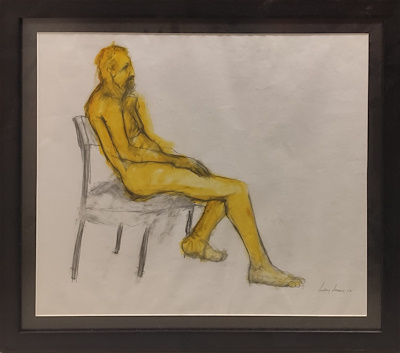 Gülay Karakuş imzalı tablo — Karışık Teknik, 50×58 cm, 1.500 TL müzayede satışı