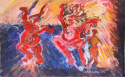 Coşkun Çulcu imzalı tablo — Yağlı Boya, 29×48 cm, 6.000 TL müzayede satışı