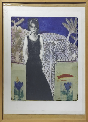 Michelle En Gustav imzalı tablo — Karışık Teknik, 64×48 cm, 1.250 TL müzayede satışı