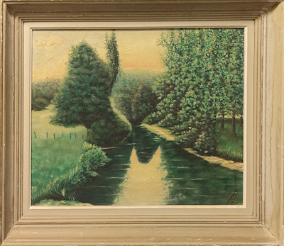 Mugnerek imzalı tablo — Yağlı Boya, 47.5×55 cm, 2.250 TL müzayede satışı