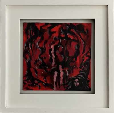 Serhat Alparslan imzalı tablo — Yağlı Boya, 25×25 cm, 2.000 TL müzayede satışı