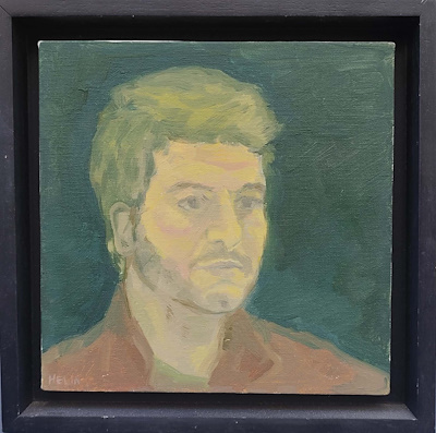 Helin Kurt imzalı tablo — Yağlı Boya, 25×25 cm, 1.000 TL müzayede satışı