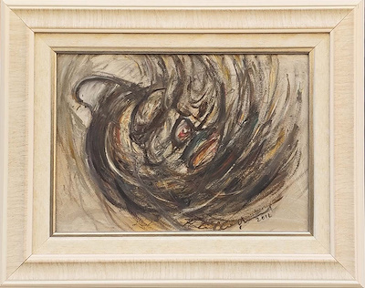 Halil Coşkun imzalı tablo — Karışık Teknik, 20×30 cm, 3.500 TL müzayede satışı