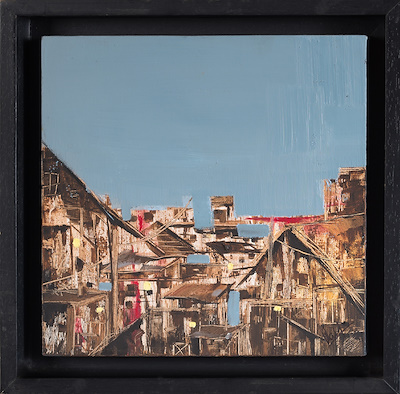 Dilay Erikli imzalı tablo — Yağlı Boya, 25×25 cm, 2.750 TL müzayede satışı