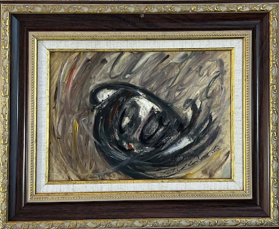 Halil Coşkun imzalı tablo — Karışık Teknik, 21×30 cm, 4.000 TL müzayede satışı