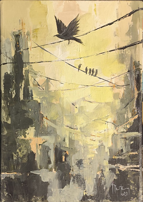Meltem Özel imzalı tablo — Yağlı Boya, 40×25 cm, 1.000 TL müzayede satışı