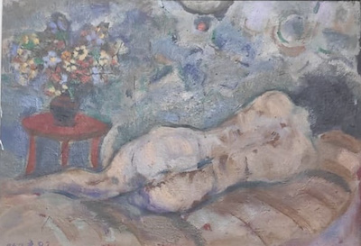Esat Arpacı imzalı tablo — Yağlı Boya, 18×25 cm, 1.500 TL müzayede satışı
