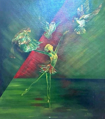Sultan Göktepe imzalı tablo — Yağlı Boya, 70×60 cm, 1.750 TL müzayede satışı