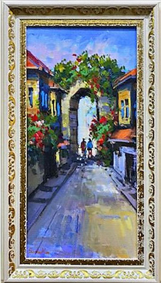 Serdar Kar imzalı tablo — Yağlı Boya, 40×20 cm, 1.250 TL müzayede satışı
