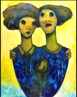 Aslan Ünsal imzalı tablo — Yağlı Boya, 100×80 cm, 17.000 TL müzayede satışı