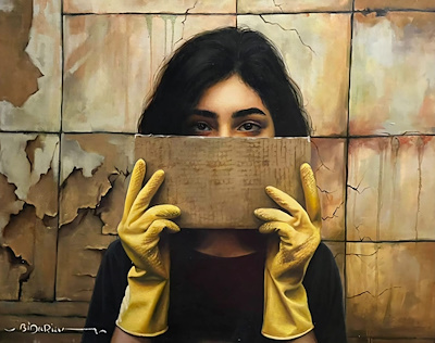 Babak Bidarian imzalı tablo — Yağlı Boya, 60×80 cm, 42.500 TL müzayede satışı