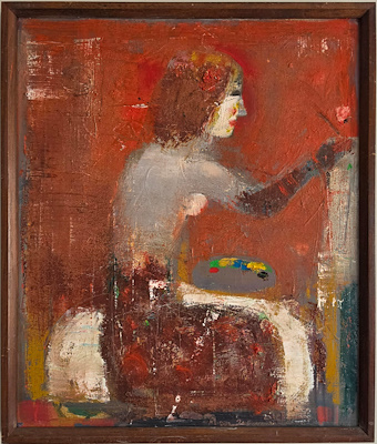 Mustafa Delioğlu imzalı tablo — Yağlı Boya, 55×46.5 cm, 42.500 TL müzayede satışı