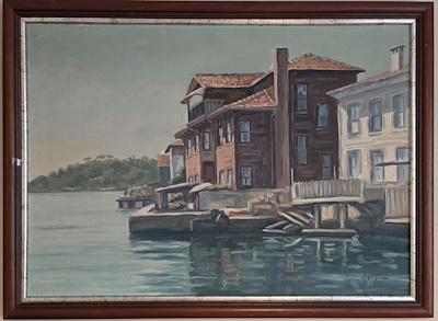Uğur Yayla imzalı tablo — Sulu Boya, 65×50 cm, 10.000 TL müzayede satışı