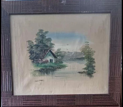 Vahdi Pekin imzalı tablo — Yağlı Boya, 23×29 cm, 2.750 TL müzayede satışı