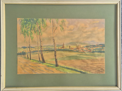 H. Schmidt imzalı tablo — Sulu Boya, 21×32 cm, 4.500 TL müzayede satışı
