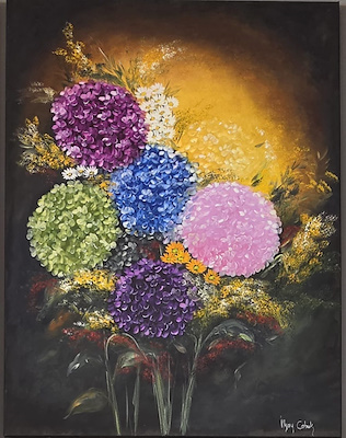 İlkay Çabuk imzalı tablo — Yağlı Boya, 75×100 cm, 4.500 TL müzayede satışı