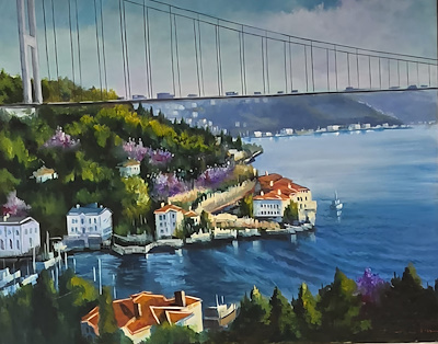 Ahmet Altın imzalı tablo — Yağlı Boya, 80×100 cm, 7.000 TL müzayede satışı