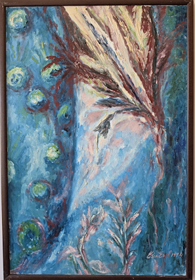 Esin Erol imzalı tablo — Yağlı Boya, 90×60 cm, 4.000 TL müzayede satışı