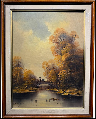 Sebahattin Camcıoğlu imzalı tablo — Yağlı Boya, 38×29 cm, 5.000 TL müzayede satışı