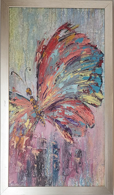 Akbar Maleki imzalı tablo — Yağlı Boya, 55×30 cm, 2.250 TL müzayede satışı