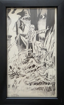 Cemal Dündar imzalı tablo — 25.5×14 cm, 2.750 TL müzayede satışı