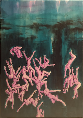 Adviye Bal imzalı tablo — Akrilik Boya, 100×70 cm, 47.500 TL müzayede satışı