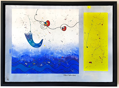 Volkan Coşkun imzalı tablo — Akrilik Boya, 50×70 cm, 8.000 TL müzayede satışı