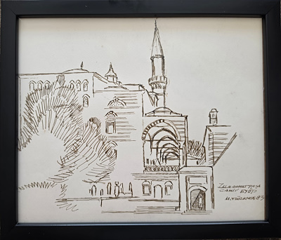 Muhlis Türkmen(1923-2014) “istanbul imzalı tablo — 24.5×30 cm, 4.000 TL müzayede satışı