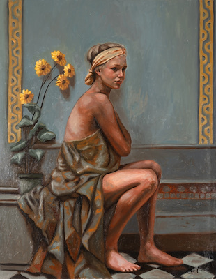 Emre Efe imzalı tablo — Yağlı Boya, 90×70 cm, 20.000 TL müzayede satışı
