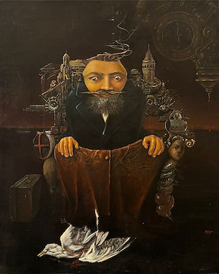 Erkan Güler imzalı tablo — Yağlı Boya, 100×80 cm, 47.500 TL müzayede satışı