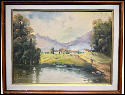 Sebahattin Camcıoğlu imzalı tablo — Yağlı Boya, 29×40 cm, 5.000 TL müzayede satışı