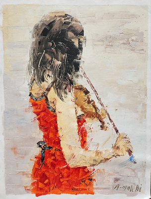 Akbar Maleki imzalı tablo — Yağlı Boya, 40×30 cm, 2.250 TL müzayede satışı