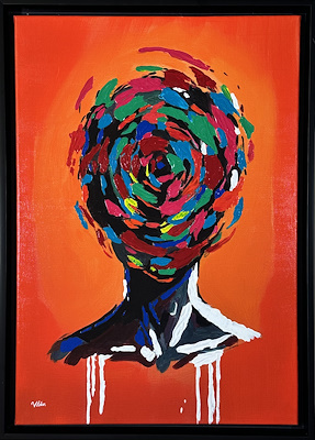 Vildan Altınkaya imzalı tablo — Akrilik Boya, 50×70 cm, 7.000 TL müzayede satışı