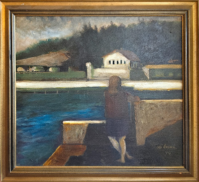 Ali Koçak imzalı tablo — Yağlı Boya, 48×50 cm, 13.000 TL müzayede satışı