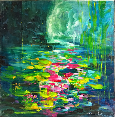 Can Emre Dağ imzalı tablo — Yağlı Boya, 30×30 cm, 4.000 TL müzayede satışı