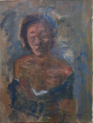 Mustafa Özel imzalı tablo — Yağlı Boya, 35×27 cm, 6.000 TL müzayede satışı
